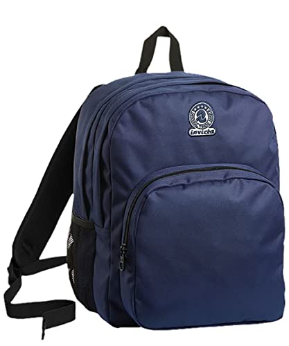 Plecak Invicta Benin M Podwójna komora - 28 LT - Eco Material - Niebieski - Szkoła i Wypoczynek, niebieski, Taglia unica, Casual