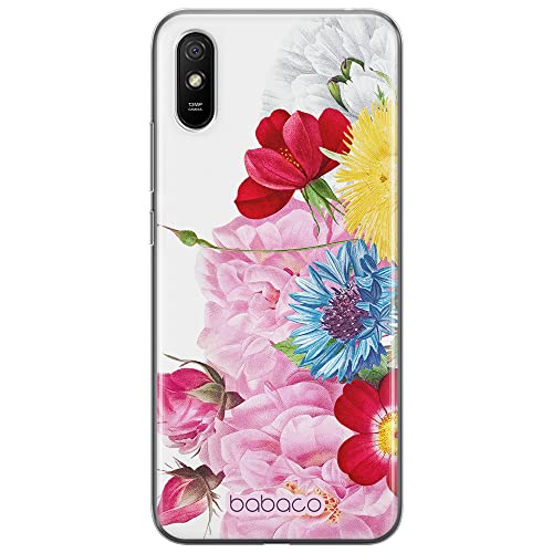 ERT GROUP etui na telefon Xiaomi REDMI 9A, case oryginalny i oficjalnie licencjonowany przez Babaco, wzór Flowers 056, optymalnie dopasowane, plecki z TPU
