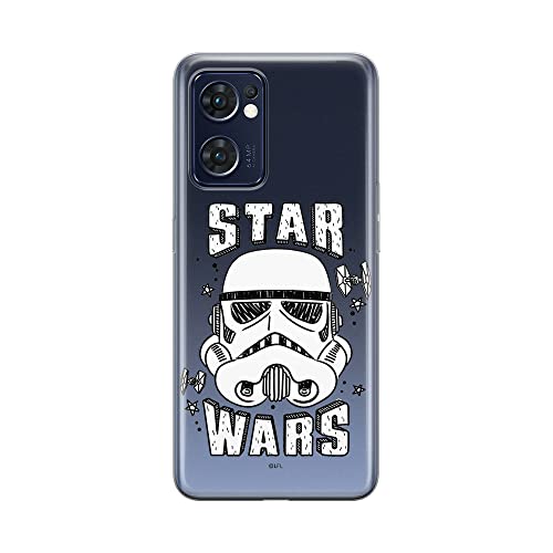 ERT GROUP etui na telefon Oppo RENO 7 5G, case oryginalny i oficjalnie licencjonowany przez Star Wars, wzór Stormtrooper 013, optymalnie dopasowane, plecki z TPU częściowo przeźroczyste
