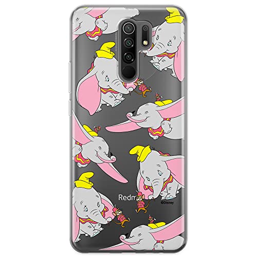 ERT GROUP etui na telefon Xiaomi REDMI 9, case oryginalny i oficjalnie licencjonowany przez Disney, wzór Dumbo 016, optymalnie dopasowane, plecki z TPU częściowo przeźroczyste