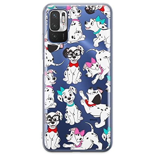 ERT GROUP etui na telefon Xiaomi REDMI NOTE 10 5G / POCO M3 PRO, case oryginalny i oficjalnie licencjonowany przez Disney, wzór Dalmatians 006, plecki z TPU częściowo przeźroczyste