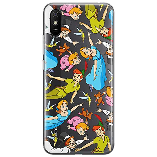 ERT GROUP etui na telefon Xiaomi REDMI 9A, case oryginalny i oficjalnie licencjonowany przez Disney, wzór Peter Pan 002, optymalnie dopasowane, plecki z TPU częściowo przeźroczyste