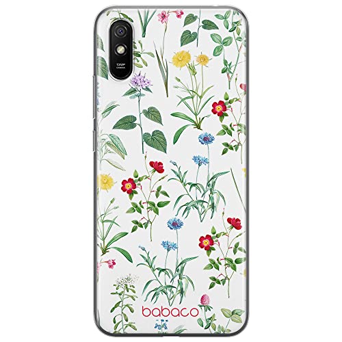 ERT GROUP etui na telefon Xiaomi REDMI 9A, case oryginalny i oficjalnie licencjonowany przez Babaco, wzór Flowers 042, optymalnie dopasowane, plecki z TPU
