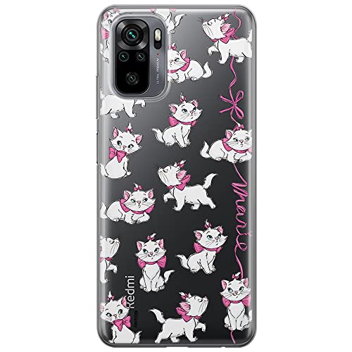 ERT GROUP etui na telefon Xiaomi REDMI NOTE 10/ 10S, case oryginalny i oficjalnie licencjonowany przez Disney, wzór Marie 008, optymalnie dopasowane, plecki z TPU częściowo przeźroczyste