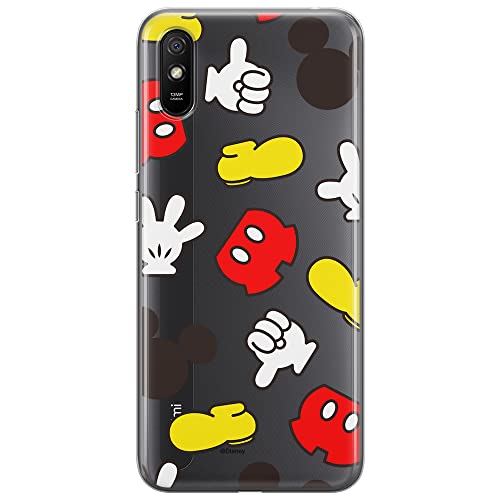 ERT GROUP etui na telefon Xiaomi REDMI 9A, case oryginalny i oficjalnie licencjonowany przez Disney, wzór Mickey 046, optymalnie dopasowane, plecki z TPU częściowo przeźroczyste