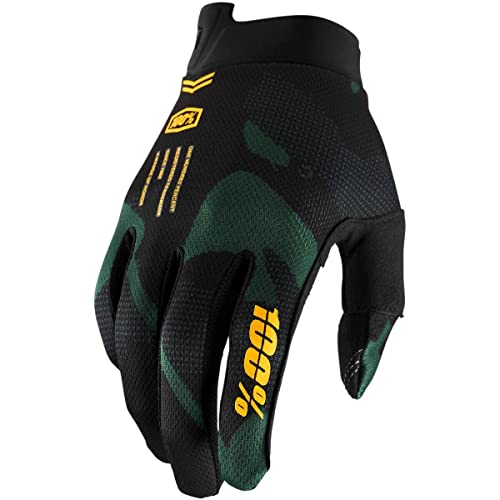 100% Unisex Handschuhe iTrack, Sentinel - Schwarz Grün, XL, HU-GLO-0052