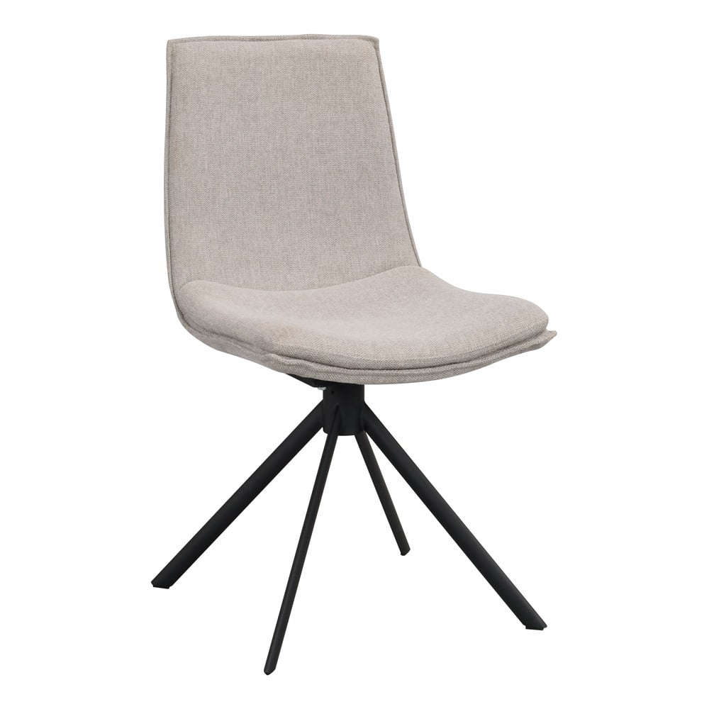 Beżowe krzesła obrotowe zestaw 2 szt. Lowell – Rowico