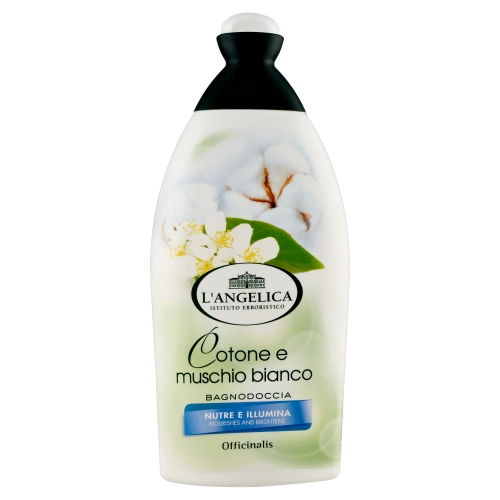 L'Angelica Cotone e Muschio bianco - żel pod prysznic bawełna i białe piżmo (450 ml)