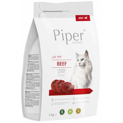 Piper Animals z wołowiną 3 kg