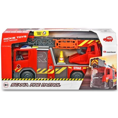 Dickie Toys SOS Straż pożarna Scania z drabiną 203716017026 Toys 730548