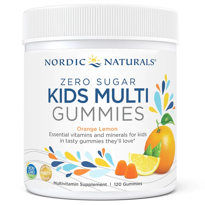 NORDIC NATURALS Zero Sugar Kids Multi Gummies (Multiwitamina dla dzieci) 120 Żelków