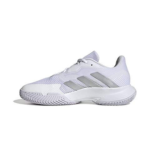 adidas CourtJam Control W, Trampki damskie, Ftwr White/Silver Met./Ftwr White, 41 1/3 EU, Ftwr White Silver Met Ftwr White, 41.5 EU