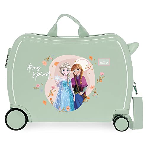 Disney Strong Spirit Walizka dziecięca Zielony 50x39x20 cms Twarde ABS Zapięcie szyfrowy z boku 34L 1,8 kg 4 koła Bagaż ręczny, Zielony, Maleta Infantil, walizka dziecięca