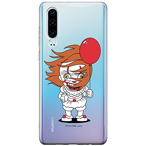 ERT GROUP etui na telefon Huawei P30, case oryginalny i oficjalnie licencjonowany przez Horror, wzór It 005, optymalnie dopasowane, plecki z TPU częściowo przeźroczyste