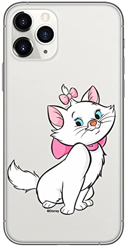 ERT GROUP etui na telefon Apple Iphone 11 PRO, case oryginalny i oficjalnie licencjonowany przez Disney, wzór Marie 007, optymalnie dopasowane, plecki z TPU częściowo przeźroczyste