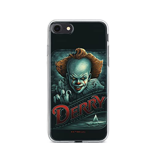 ERT GROUP etui na telefon Apple Iphone 7/8/ SE 2/ SE 3, case oryginalny i oficjalnie licencjonowany przez Horror, wzór It 021, optymalnie dopasowane, plecki z TPU