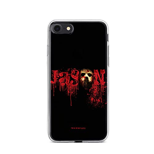ERT GROUP etui na telefon Apple Iphone 7/8/ SE 2/ SE 3, case oryginalny i oficjalnie licencjonowany przez Horror, wzór Friday the 13th 001, optymalnie dopasowane, plecki z TPU