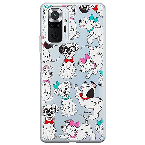 ERT GROUP etui na telefon Xiaomi REDMI NOTE 10 PRO, case oryginalny i oficjalnie licencjonowany przez Disney, wzór Dalmatians 006, optymalnie dopasowane, plecki z TPU częściowo przeźroczyste