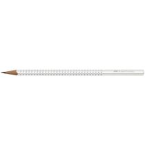 Ołówek Grip Sparkle Pastelowy biały