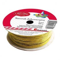 Titanum Sznurek-wstążka złoty