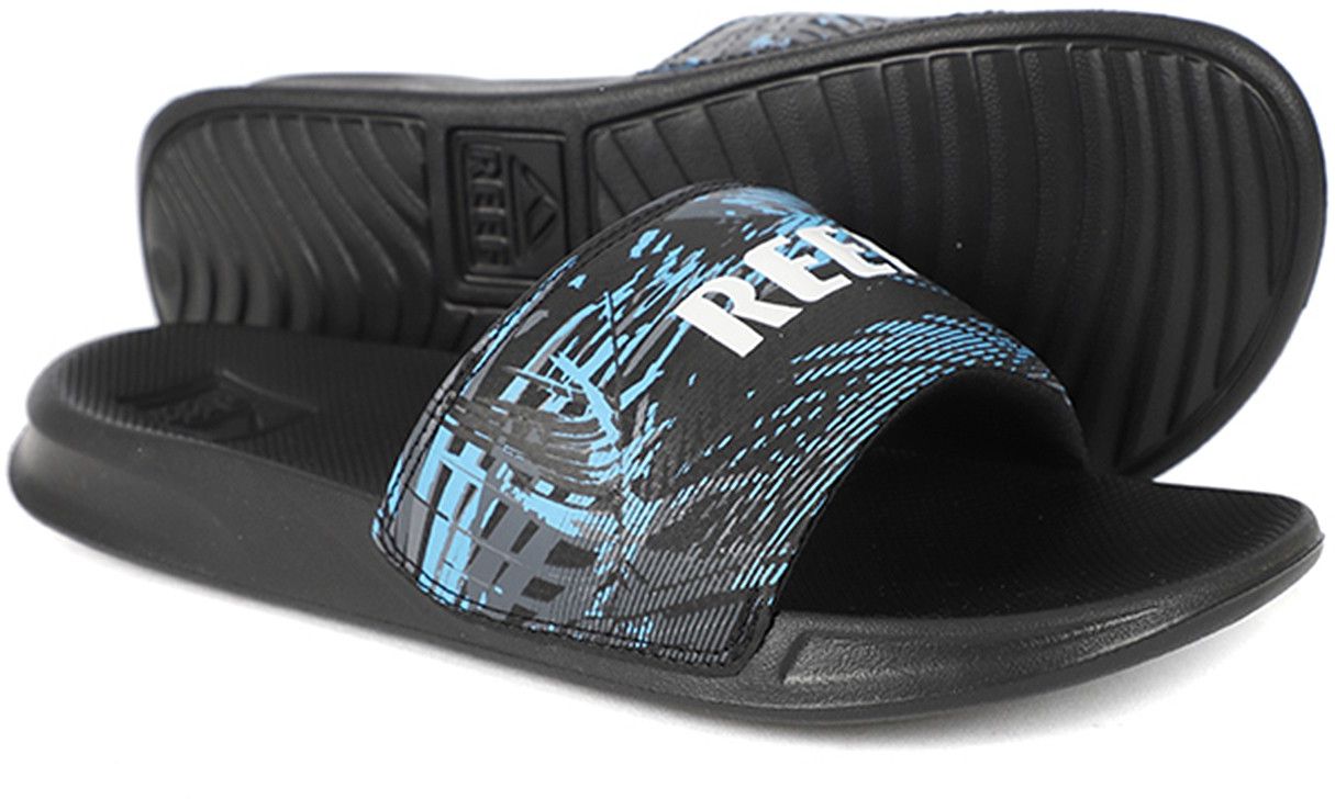 kapcie REEF ONE SLIDE Black Faded Palm