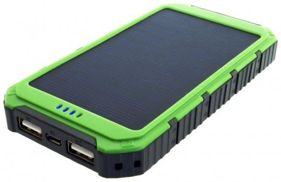 Sunen PowerNeed S6000G ładowarka solarna 6000mAh z oświetleniem LED