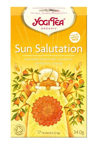 Yogi Tea HERBATKA POWITANIE SŁOŃCA (SUN SALUTATION) BIO (17 x 2 g) 34 g A685-324D5