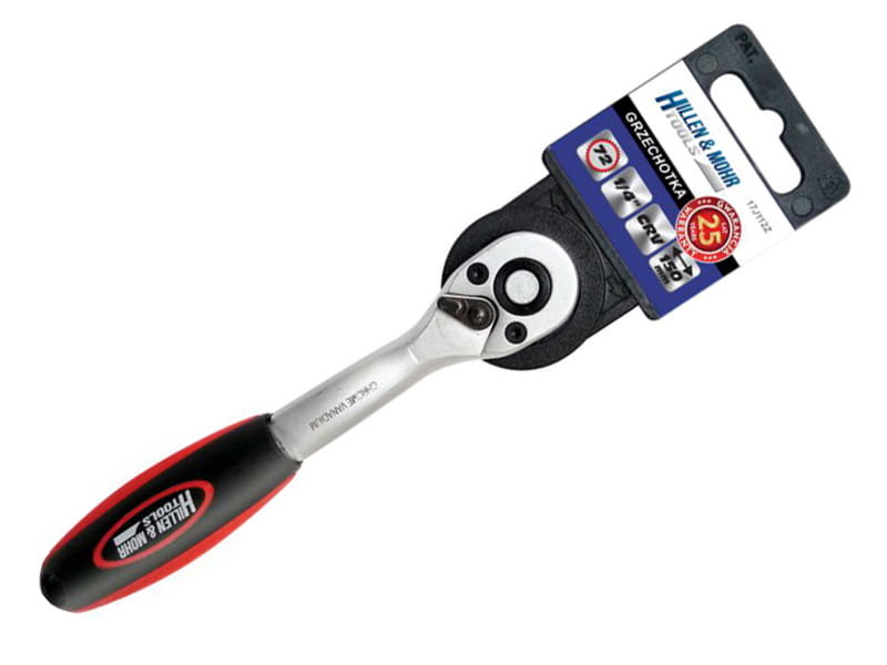Hillen&Mohr Tools Klucz grzechotka wygięta 1/4