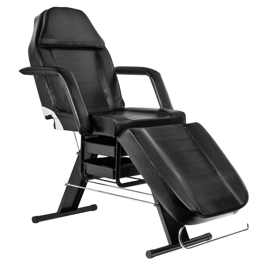 ACTIVESHOP FOTEL KOSMETYCZNY A 202 Z KUWETAMI CZARNY AS_100713