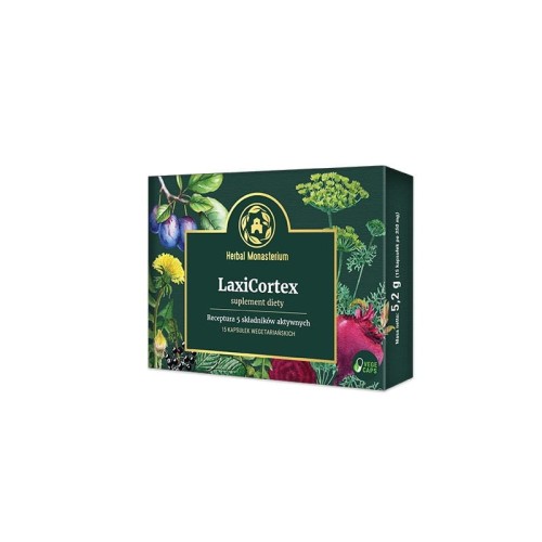 Herbal Monasterium LaxiCortex 15 kaps Herbal Monasterium szakłak amerykański miszek lekarski koper włoski