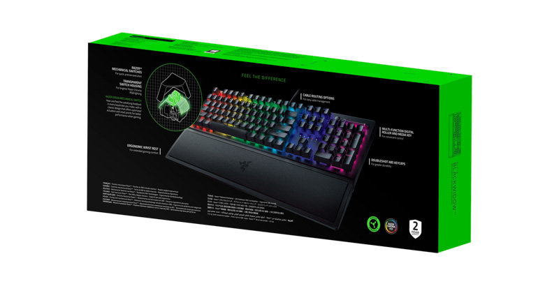 Razer Blackwidow V3 Green Switch Różowy