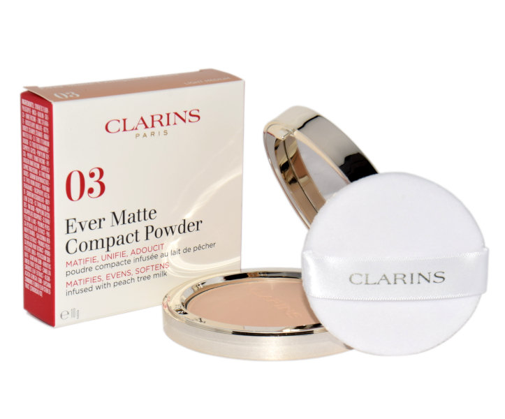 Фото - Інша косметика Clarins Ever Matte Compact Powder matujący puder w kompakcie 03 Light Medi 