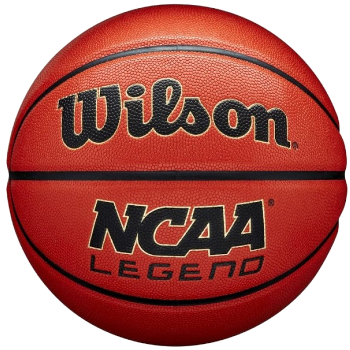 Wilson NCAA Legend Ball WZ2007601XB, unisex, piłki do koszykówki, Pomarańczowe
