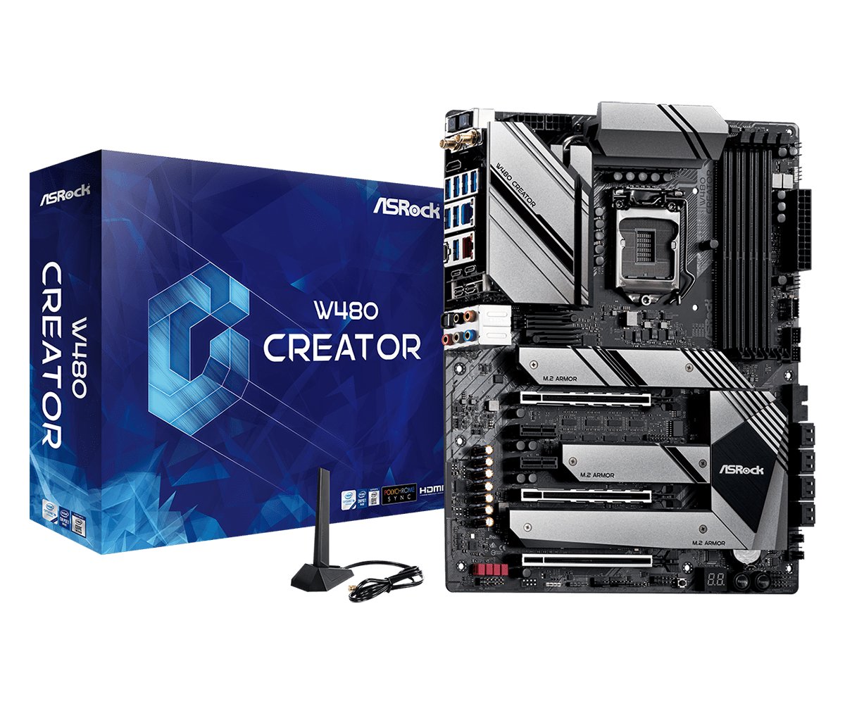 ASRock W480 CREATOR 90-MXBC30-A0UAYZ (90-MXBC30-A0UAYZ)