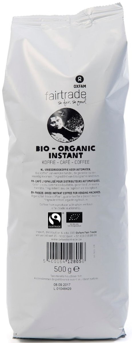 Kawa Rozpuszczalna Liofilizowana Fair Trade Bio 500 G