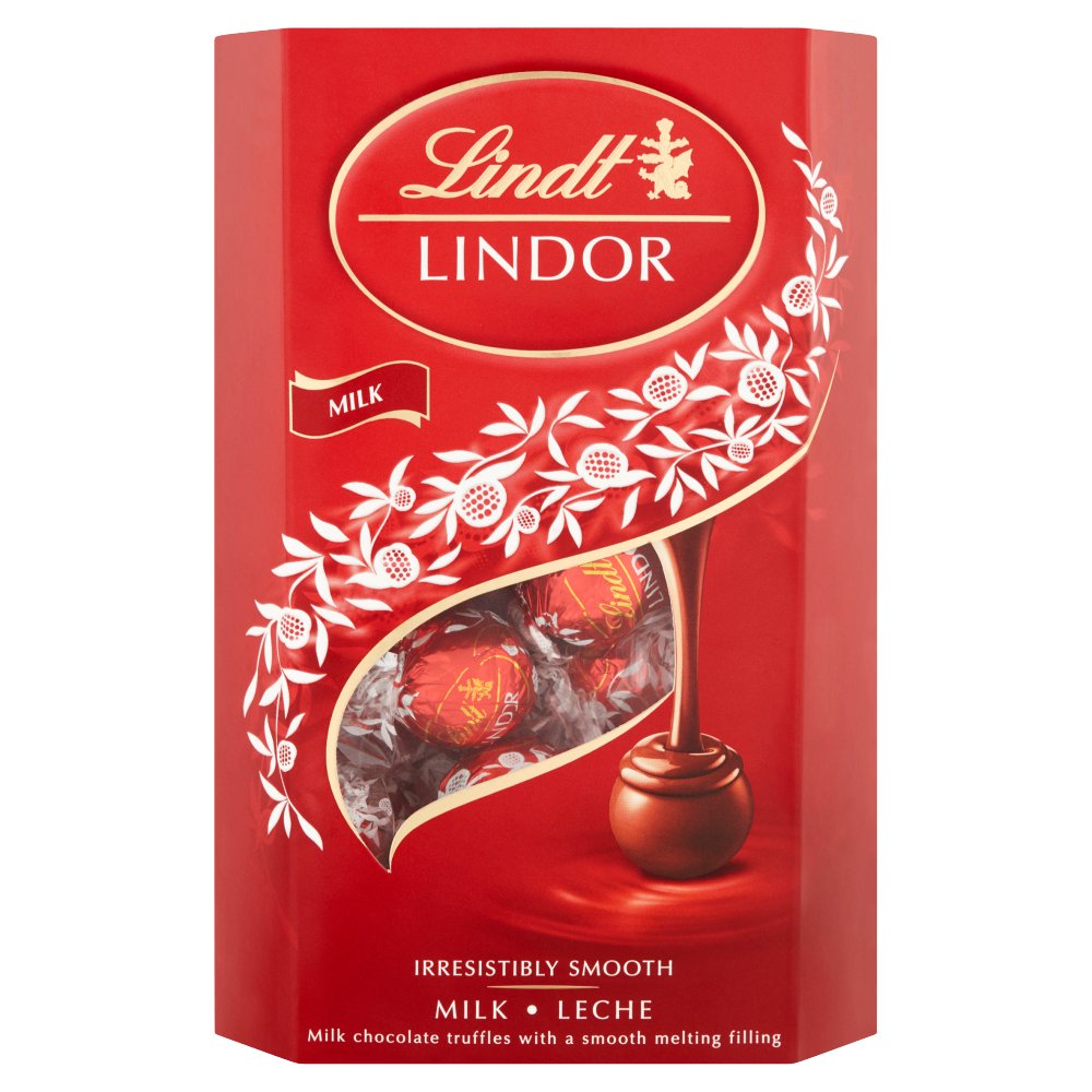 Lindt Czekoladki Lindor Milk Cornet 337g CZEK1039