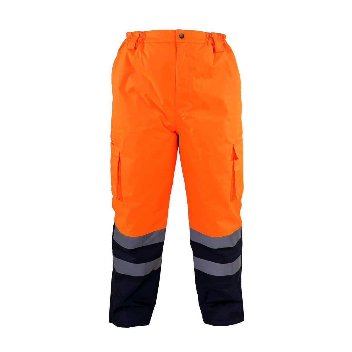 LAHTI PRO Spodnie ostrzegawcze ociep., pomarańczowe, 
