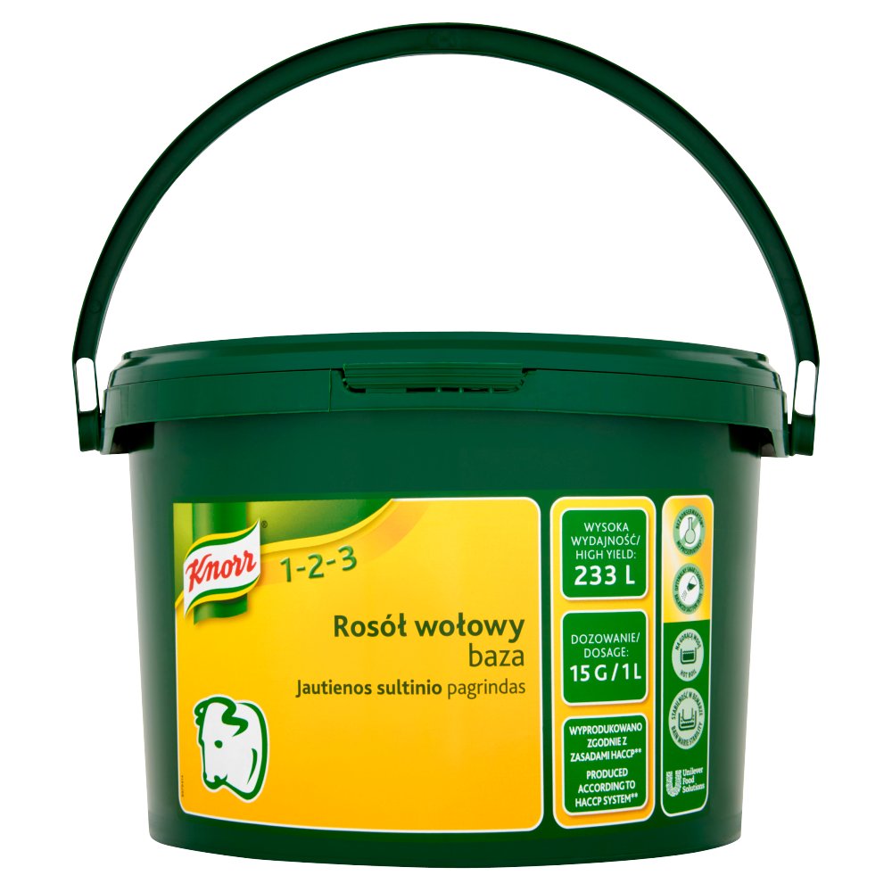 Knorr 1-2-3 Rosół wołowy baza 3,5 kg