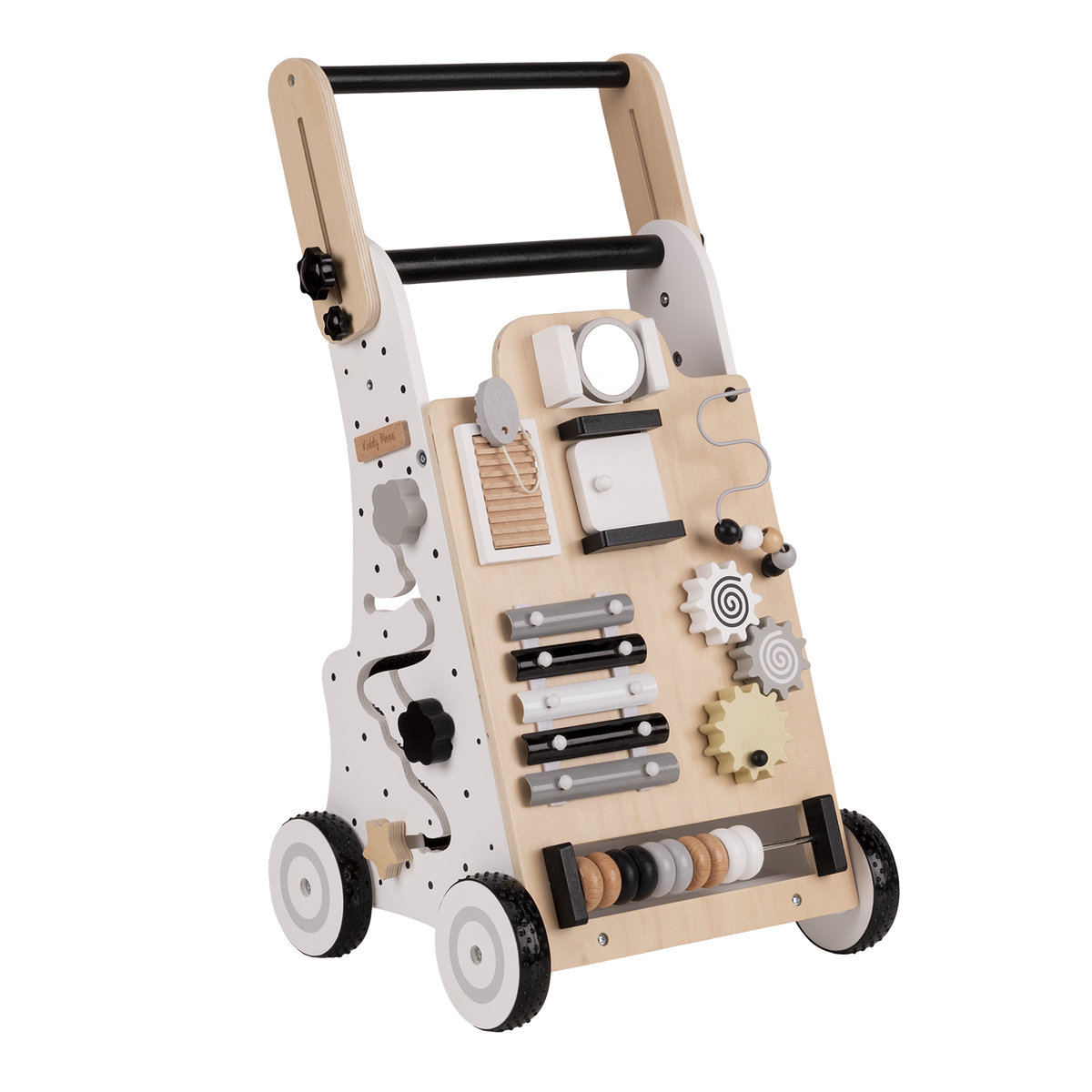 KiddyMoon Chodzik WK-001 czarno-biały 26,7x28x56,5 Zabawka edukacyjna