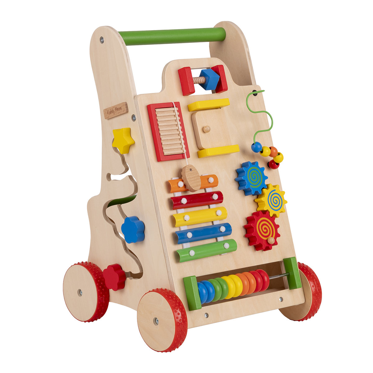 KiddyMoon Chodzik WK-002 wielokolorowy 26,7x28x48 Zabawka edukacyjna