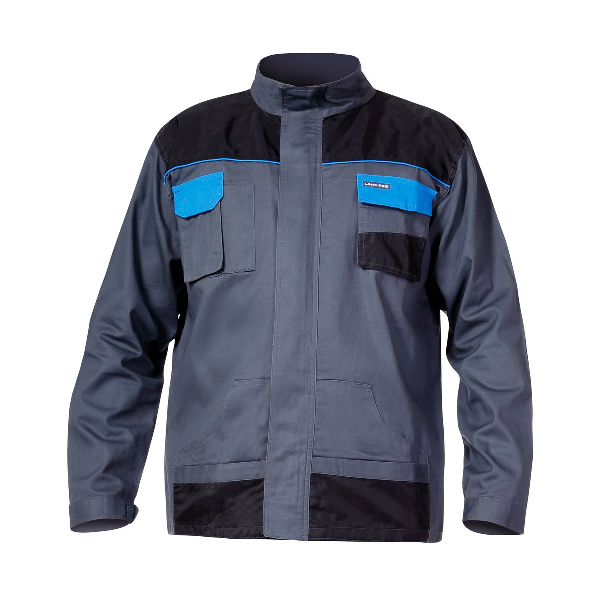 LAHTI PRO BLUZA OCHRONNA SZARO-NIEBIESKA 100% BAWEŁNA S