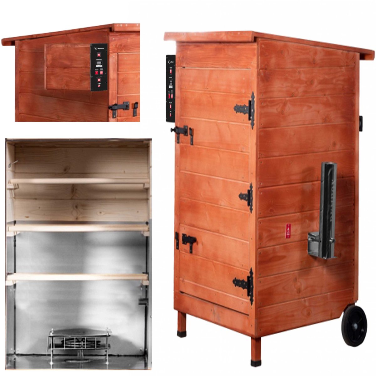Wędzarnia smoker RealHunter Basic 200 l 1500W cedrowa