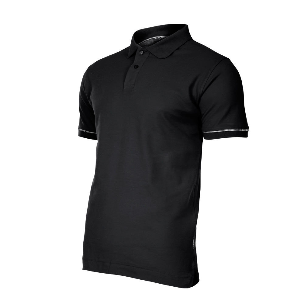 LAHTI PRO Koszulka polo czarna bawełniana rozmiar XXXL L4030306 LPL4030306