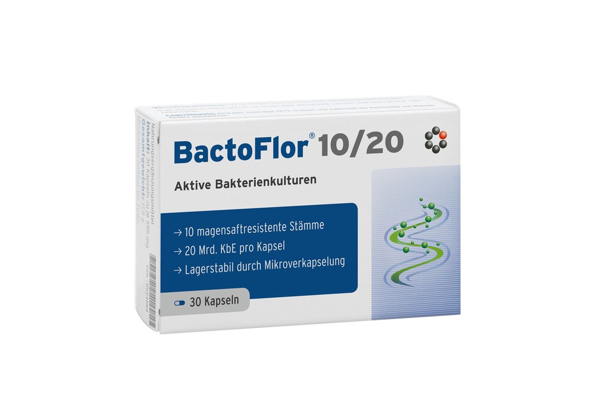 Mito Pharma BactoFlor 10/20 30 kapsułek Probiotyk prebiotyk aktywne kultury bakterii
