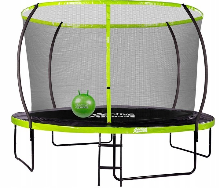 Trampolina ogrodowa 374cm 12ft Drabinka + Piłka!