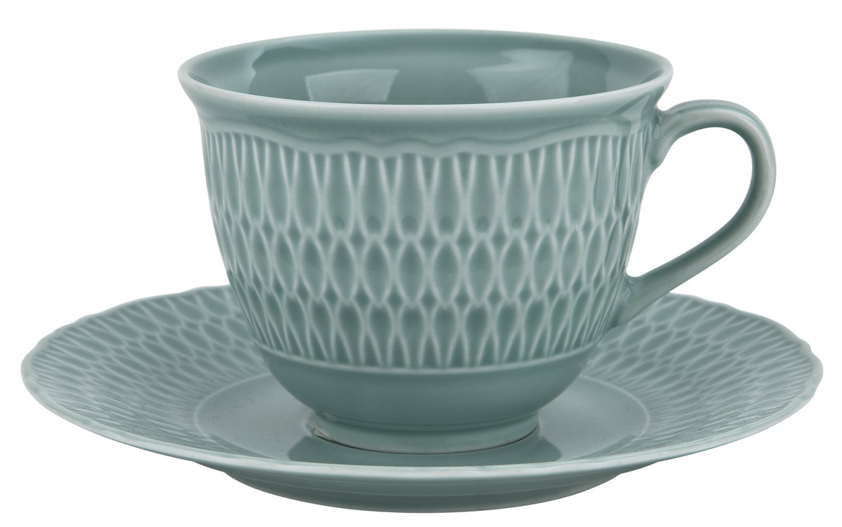 Filiżanka + spodek 250ml/16 cm Sofia Zielona