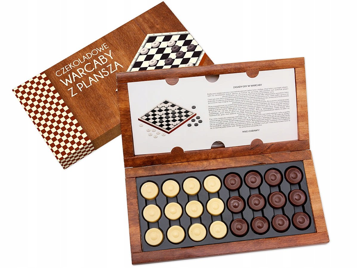 Gra Czekoladowe Warcaby Prezent Dzień Chłopaka