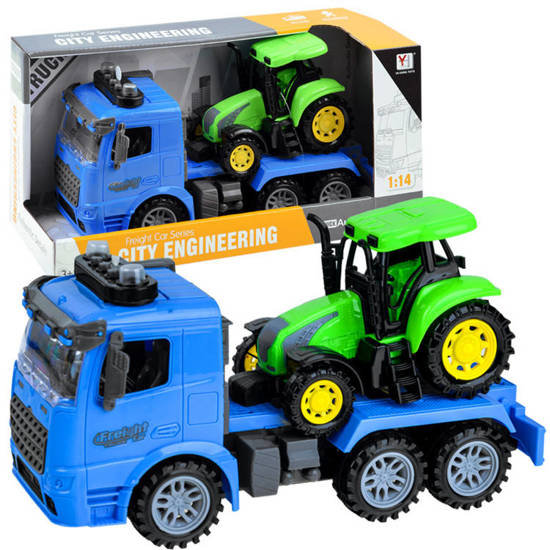 Zestaw Ciężarówka + Traktor pojazdy ZA2030
