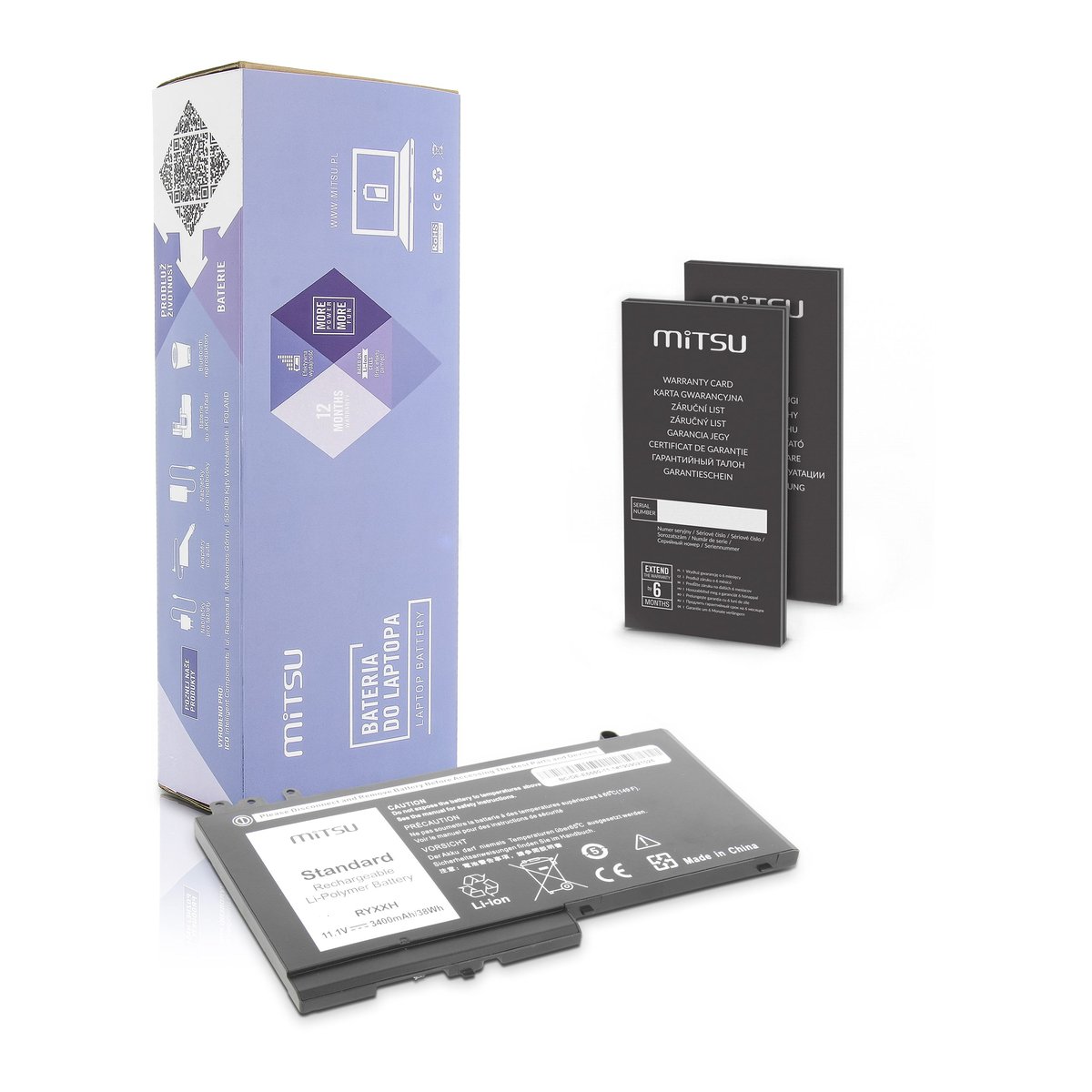 Mitsu bateria Dell Latitude E5450, E5550  11.1v BC/DE-E5550-11.1
