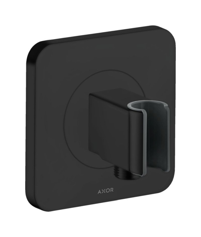 Axor Citterio E Przyłącze węża FixFit z uchwytem Porter czarny mat 36724670